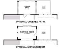 You can add a morning room to enhance the size of your home or select to add a covered porch for those that enjoy the outside activities.