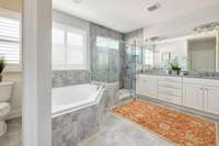 Owners Suite Bathroom in Model Home