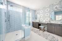 Owner's Suite Bathroom in Model Home