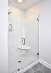 Separate shower in Owner's bath. Photo is of a similar floor plan, not actual home.