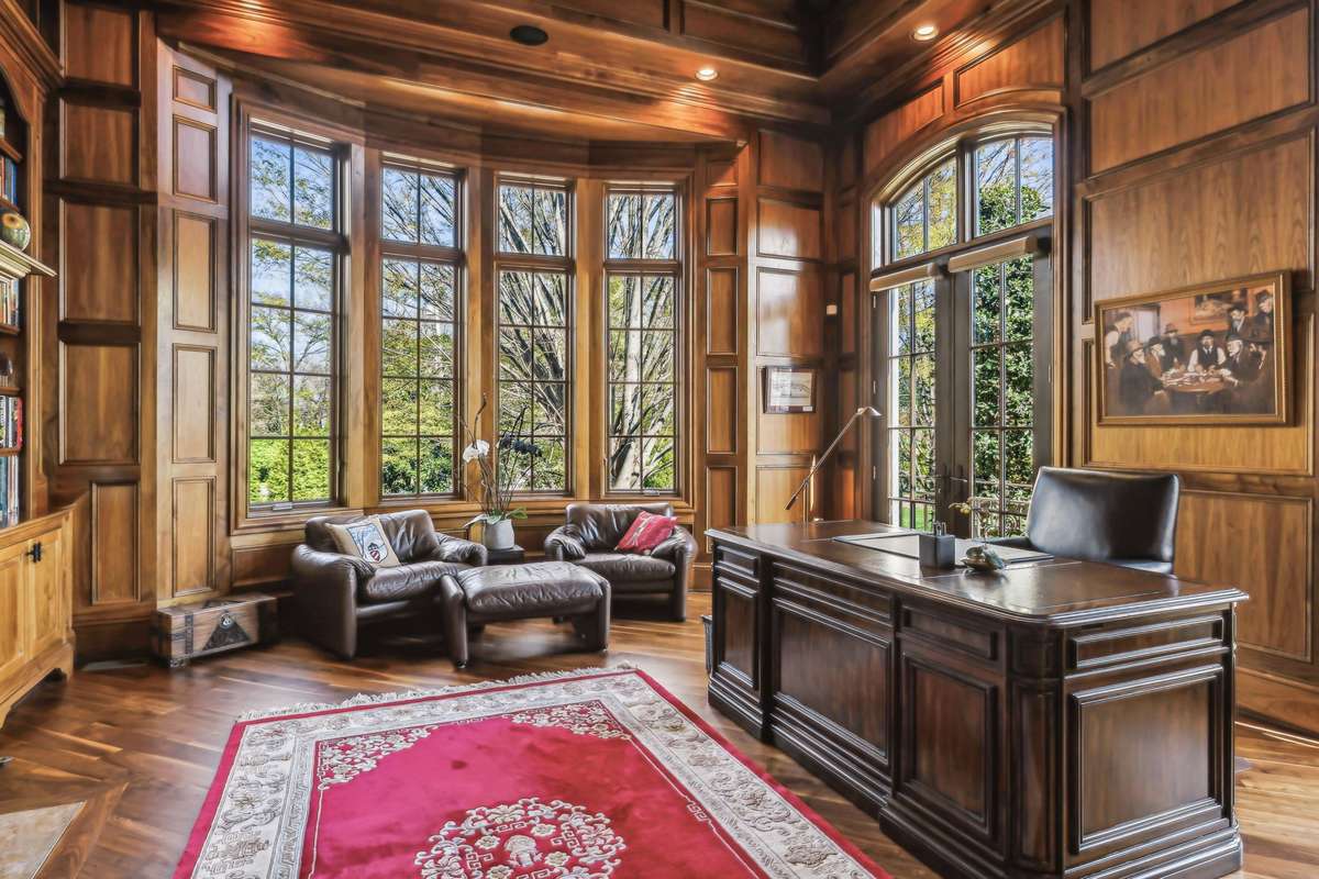 Step into the ultimate Study—a space that exudes strength, sophistication, and craftsmanship.