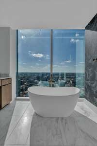 Soaking Tub and View