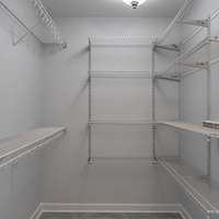 primary bathroom - walk in closet