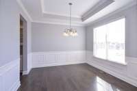 Formal Dining Room. Similar floorplan, not actual home