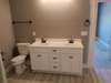 Master Bathroom with double sink and Jack and Jill Closets