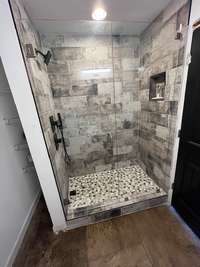 Renovated Tile Shower in Master