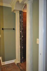 Master walk-in shower