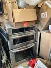 Stainless steel double oven ready to go