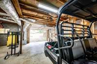 2nd garage door in basement/garage area! Double garage doors on each end of garage/basement area allowing for ease in pulling boat through.