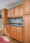 Two large pantry cabinets and this would make the perfect wine or coffee bar.