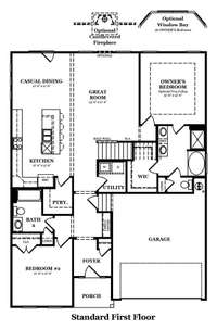 Newly designed floor plan very open living and dining space and two bedrooms on the main floor.