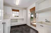 Laundry and mud room