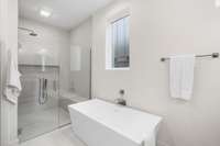 Primary Bathroom - Curbless Shower & Soak Tub