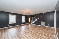 Enjoy your Huge Family Room on Main Floor with LVP flooring & freshly painted!