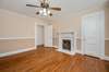 Another view of Bedroom 2. Solid wood interior doors and original hardware.