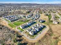 Another aerial view of 9556 Faulkner Square.