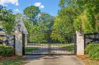 Enjoy the gate for security.  An alarm is on the driveway when someone drives up.