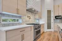 Exquisite cabinetry and kitchen appliances