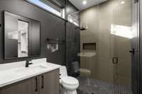 En suite bathroom