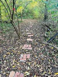 walking trail to Glendale Elementary through the backyard