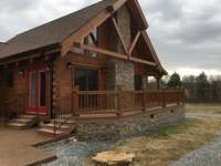 Back patio and side porch