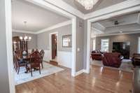 Wide open floorpan