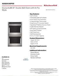 Upgraded Kitchen Aid Appliances Chosen for this home
