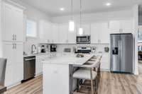 Example of builders work. Actual features in home will vary.