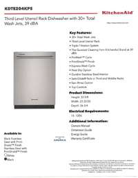 Upgraded Kitchen Aid Appliances Chosen for this home