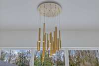 This chandelier deserves its own close-up...it is truly one of a kind.