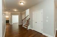 Magnolia entry with stair access to the bonus room.