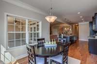 Eat-in dining space.  This room could function as a small sitting room or a breakfast nook.