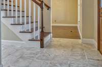 ENTRY FOYER WITH NEW TILE