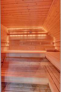 Relax in the sauna.