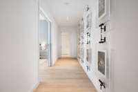 The primary bedroom hallway.