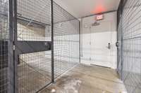 Storage locker is accessible via the penthouse key fob.