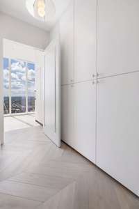 Custom closet build out by LA Closets.