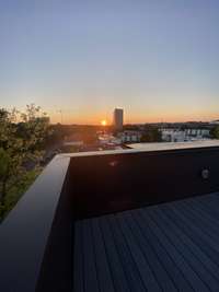 Imagine sipping your favorite cocktail here on a gorgeous summer night while taking in the Nashville area for miles. The massive rooftop is ready for outdoor furniture and much more!