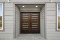 Stylish front entry doors