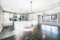 Beautiful open concept kitchen.