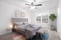 Primary Bedroom- virtual staging