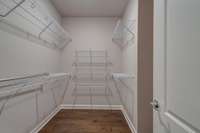 Large closets!! Previously built home, actual finishes may vary