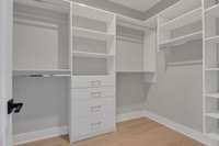 Custom walkin closet