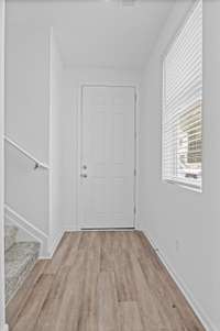 Front Door Foyer - Note Actual Home - Similar Floorplan Previously Built