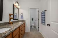 Jack & Jill bathroom shared with bedrooms 5 & 6