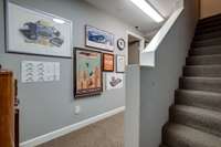 Basement Hallway & Stairs