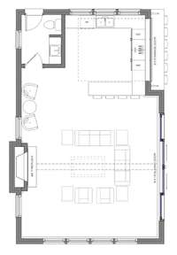 Pool House Layout - 748 sq. ft