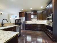 Spacious kitchen with counter space galore!