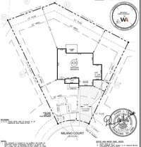 Plot plan for cul de sac lot 426