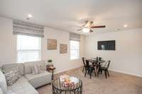 Upstairs 3rd floor bonus room (model home)